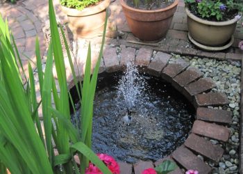 Garden water features